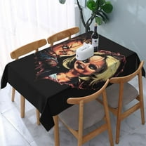 Chucky Tablecloth Halloween Rectangle Versatile Stylish Table Cover for Party Picnic Dinner Decor 54x54in