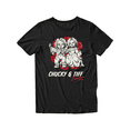 thumbnail image 1 of Chucky & Tiff Forever Roses Unisex Adult Short Sleeve T-Shirt (Black, S-2XL), 1 of 3
