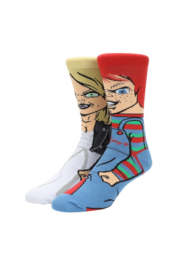 Chucky Tiffany & Chucky Adult Animigos Crew Socks