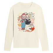 Chucky - Tiffany Sketch - Mens Long Sleeve Graphic T-Shirt