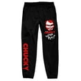 thumbnail image 1 of Chucky Wanna Play Chucky Doll Head Men's Black Sweatpants-Small, 1 of 2