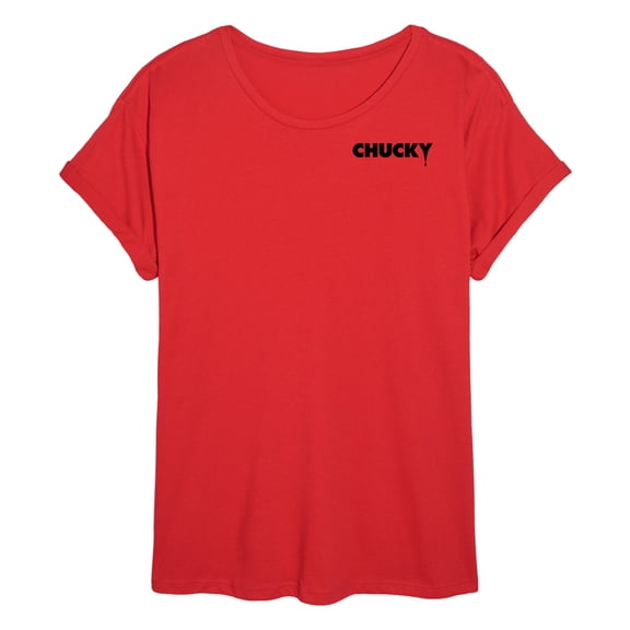 Chucky - Wanna Play - Juniors Oversized Graphic T-Shirt