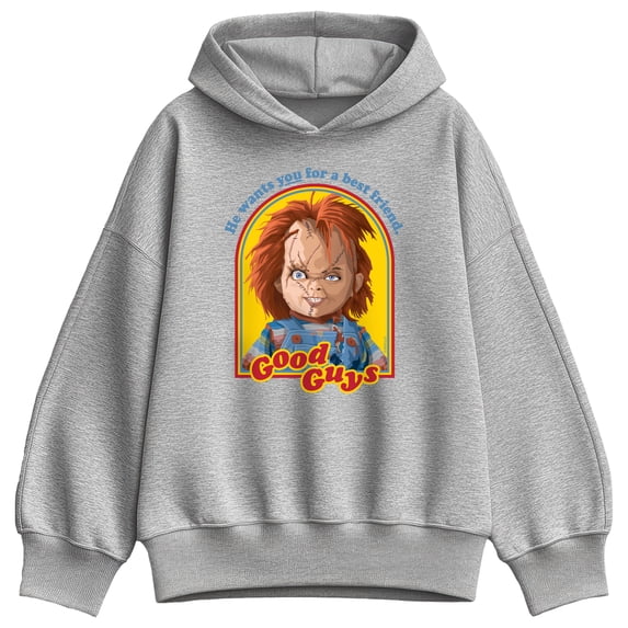 Chucky - Wants You For A Best Friend - Women's Oversized Fleece Hoodie Sweatshirt