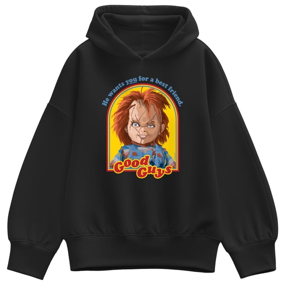 Chucky - Wants You For A Best Friend - Women's Oversized Fleece Hoodie Sweatshirt
