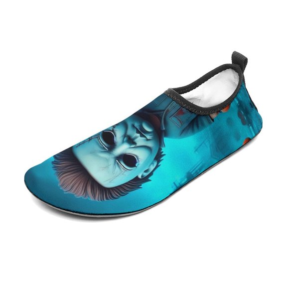 Chucky Water Shoes Beach Swim Barefoot Quick Dry Aqua Socks, Non-Slip Sporty Water Shoes for Men Women 3/4women