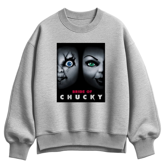 Chucky - We'll Be Watching & Waiting - Women's Oversized Fleece Crew Sweatshirt