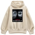 thumbnail image 1 of Chucky - We'll Be Watching & Waiting - Women's Oversized Fleece Hoodie Sweatshirt, 1 of 3
