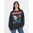 thumbnail image 1 of Chucky Women’s Halloween Sweatshirt, Sizes XXS-XXL, 1 of 5