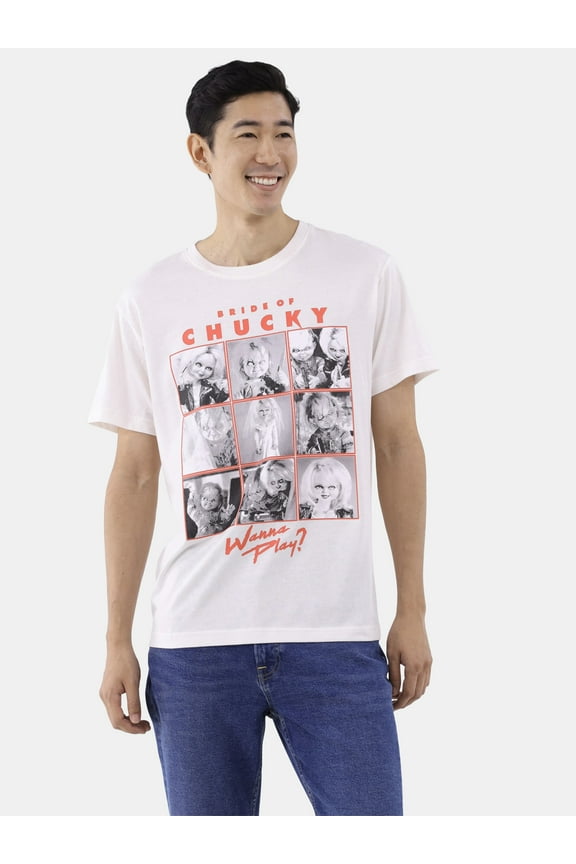 and Bride of Chucky Men's & Big Men's Graphic Tee Shirt, Sizes XS-3XL