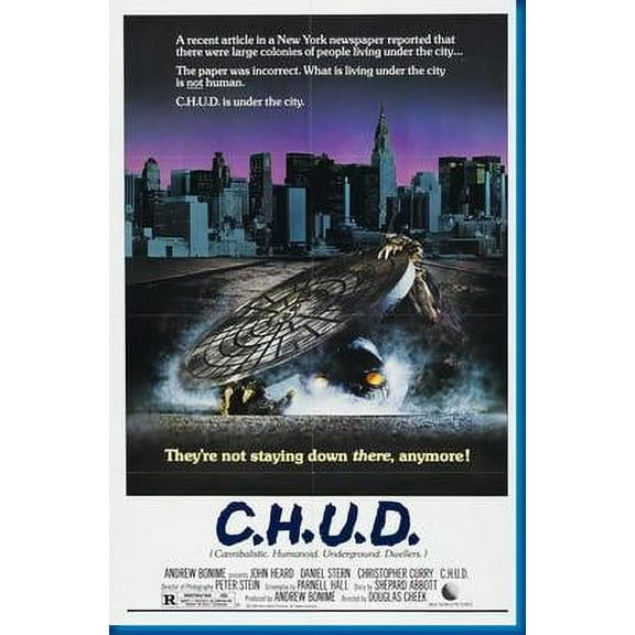 Chud C.H.U.D. Movie Poster 16x24 Poster Medium Art Poster 16x24 Unframed, Age: Adults Western Graphic