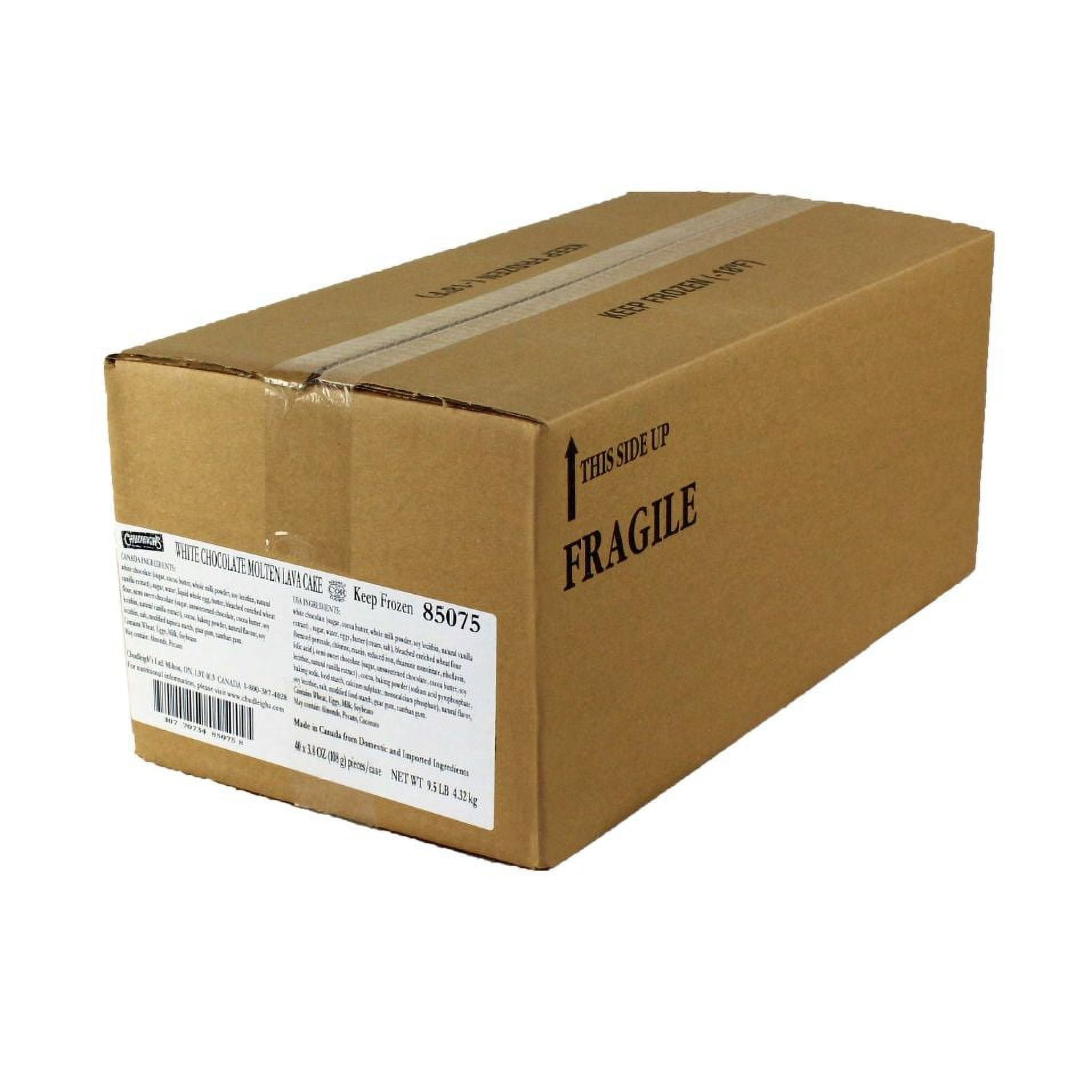 Chudleighs Molten White Chocolate Lava Cake, 3.8 Ounce - 40 per case.