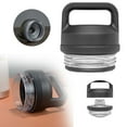 thumbnail image 1 of Chug Cap Compatible With Bottle Fits For 18 Oz 26 Oz 36 Oz 64 Oz Chug Replacement Lid Cap Water Bottle Accessories Compatible With Bottle Models (Black), 1 of 5