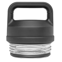 SNPOSN Chug Cap for Rambler Bottle - Fits 18 oz, 26 oz, 36 oz, 64 oz - Water Bottle Lid Replacement Black