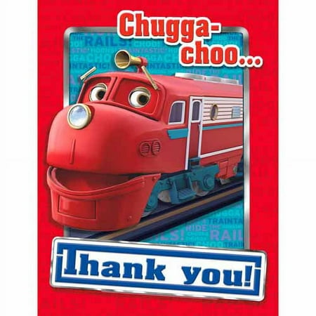 Chuggington Train Thank You Notes w/ Envelopes (8ct)