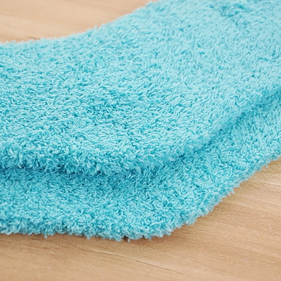 Chukjejifang Socks Women Fuzzy Cozy Slipper Socks Warm Soft Winter Plush Home Sleeping Socks