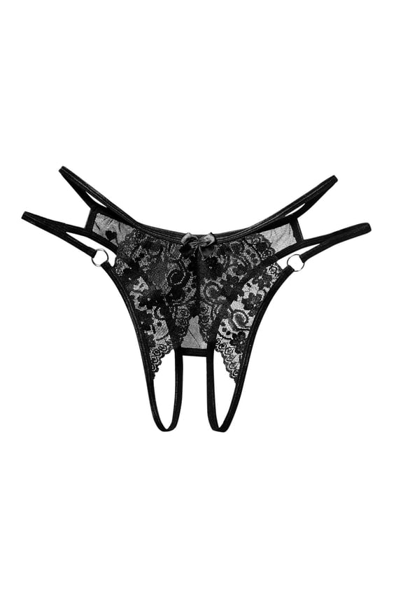 Women's Panties Women Underwear Thongs Lace Bikini Panties G String Thong Stretch Ladie Brief Thong