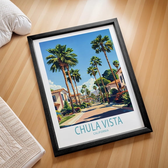 Chula Vista San Diego California Scenic Travel Home Decor