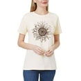 thumbnail image 1 of Chulianyouhuo Sunflower Shirts for Women Flower Graphic Tees Short Sleeved Casual T-Shirt, 1 of 5