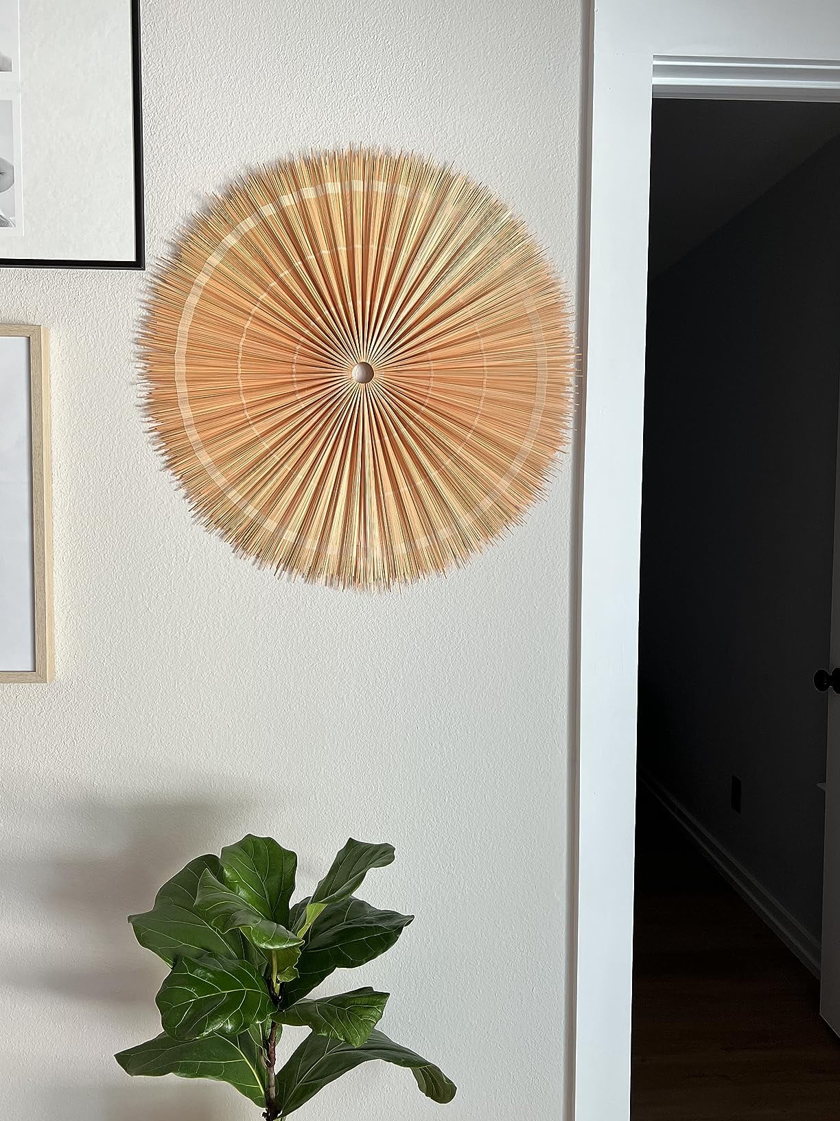 ChumDecor Bamboo Wall Fan Headboard, Decorative Folding Fans, Awesome