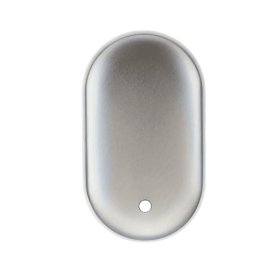 Chumajor Hand Warmers Rechargeable - 2 in 1 Electric Hand Warmers 6000mAh, Light Sleek Stylish, UL Certified, up to 131°F, 4 Heat Settings, Winter Warm Gifts for Camping Outdoor Sports, Gold