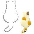 thumbnail image 1 of Chummist Cute Cat Shaped Cake Mold Sugar Craft Alloy Baking Tools, 1 of 7