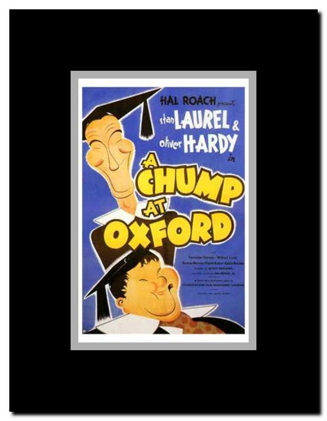 Chump At Oxford a Framed Movie Poster
