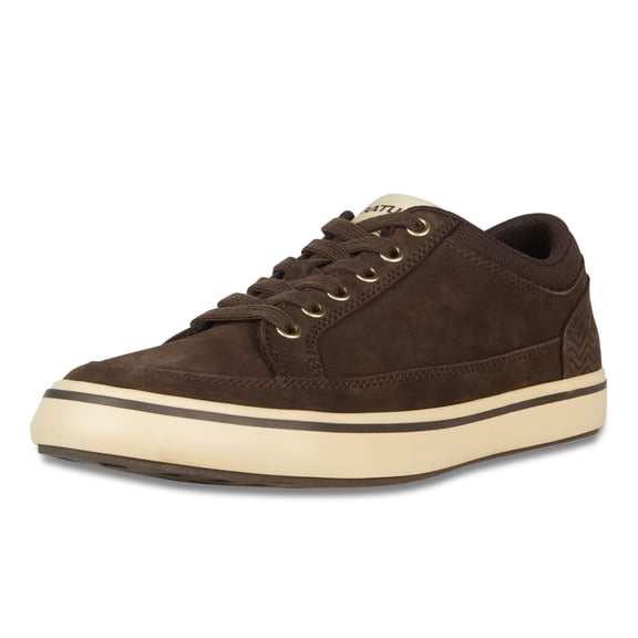 xtratuf chumrunner mens nubuck leather deck shoes, chocolate (22401)