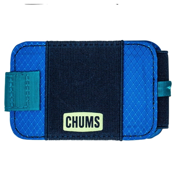 Chums Bandit Bi-Fold Wallet (Lake) - Slim RFID Magnetic Card Holder for Men and Women