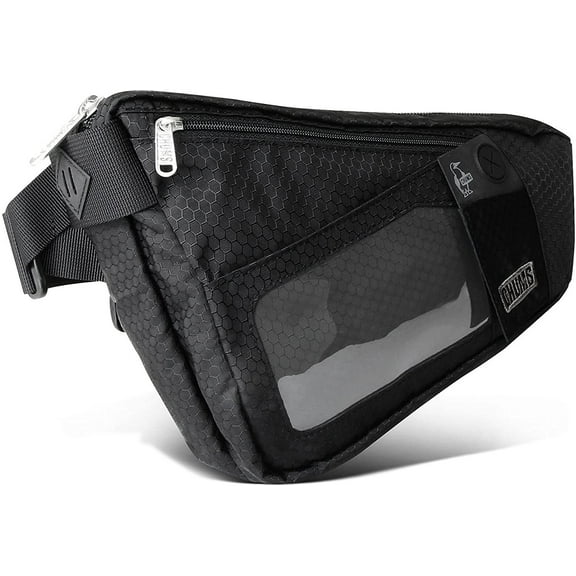 Chums Bear Necessities Sport Waist Pack/Phone Case/Shoulder Bag/Bike Attachment Black