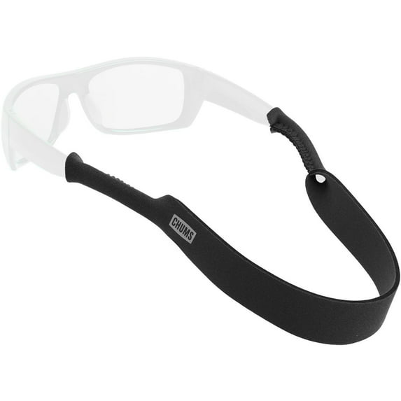 Chums Classic Neoprene Eyewear Retainer, Black