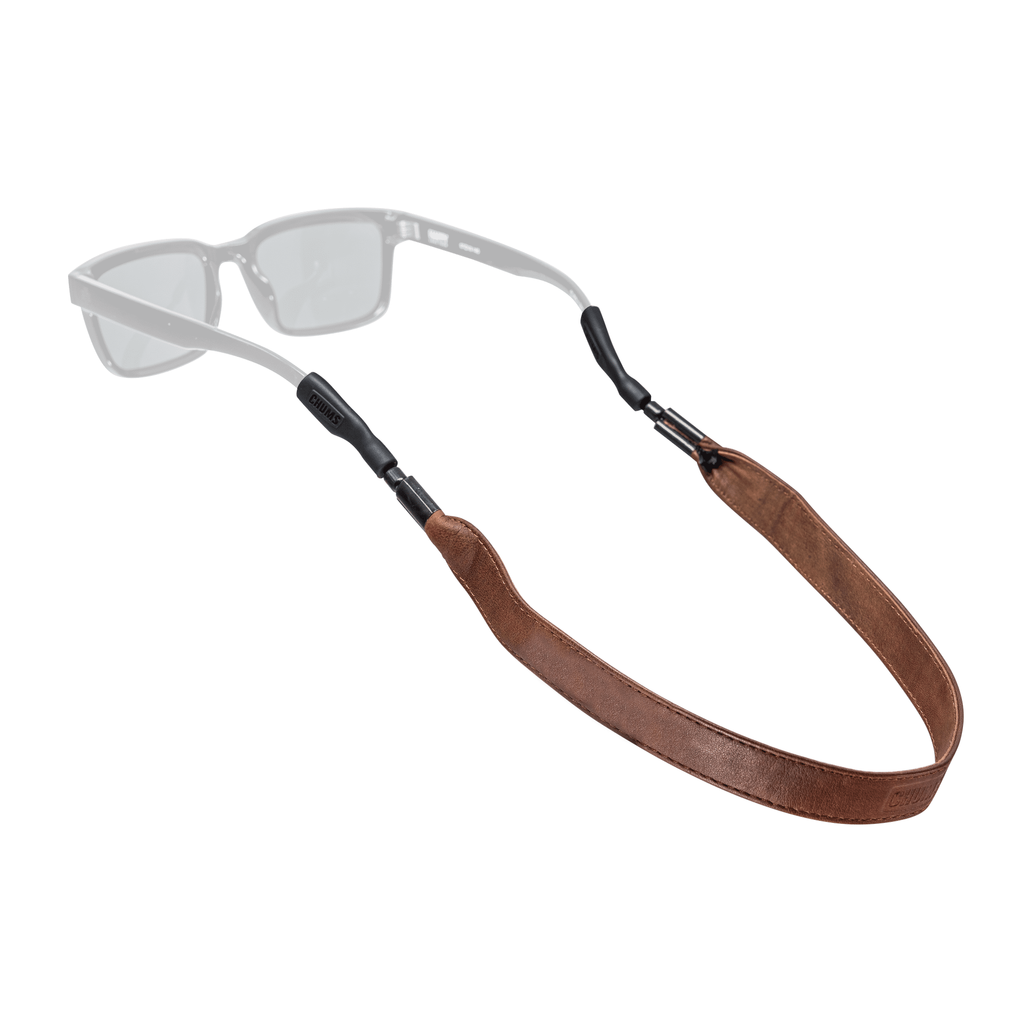 Chums Nappa Leather Premium Leather Eyewear Retainer Antique Brown