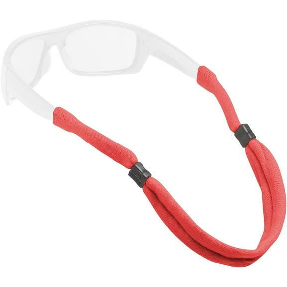 Chums No Tail Cotton Adjustable Sunglasses Eyewear Retainer - Red