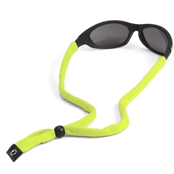 Chums Original Cotton Standard End Eyewear Retainer, Hi Vis Yellow