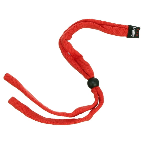 Chums Original Cotton Standard End Eyewear Retainer, Red