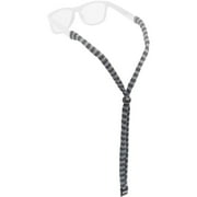 Chums Original Standard Cotton Eyewear Retainer - Black/Gray Stripe