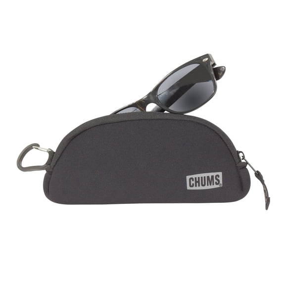 Chums Shade Shelter Soft-Lined Eyewear Case Black