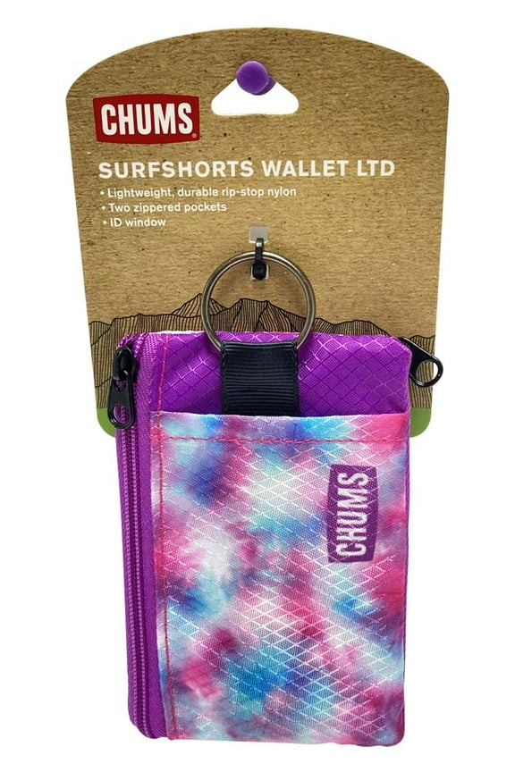 Surfshorts Compact Rip-Stop Nylon Wallet - PU/PI Swirl Tie Dye