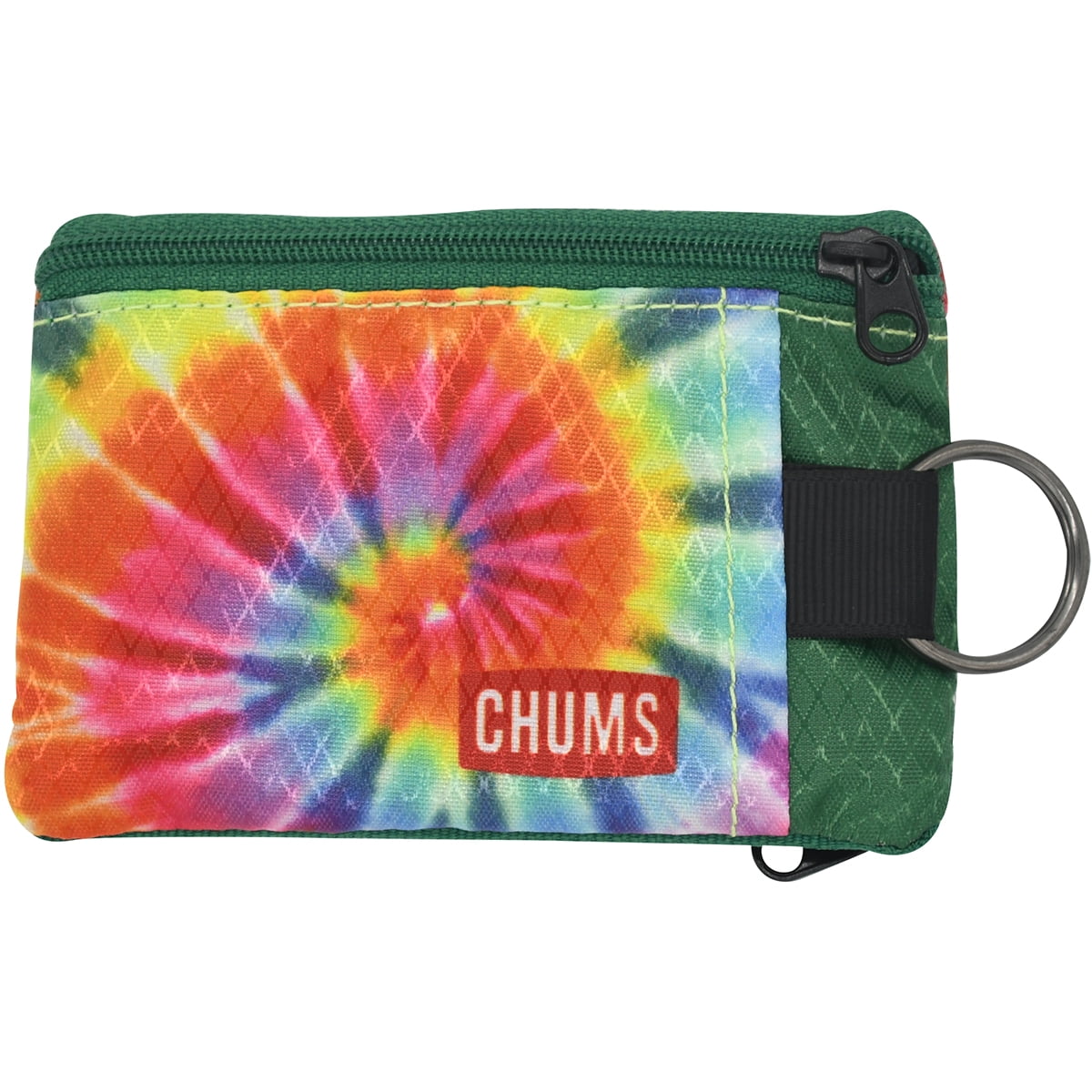 Chums Surfshorts Compact Rip-Stop Nylon Wallet - Rainbow Tie Dye ...