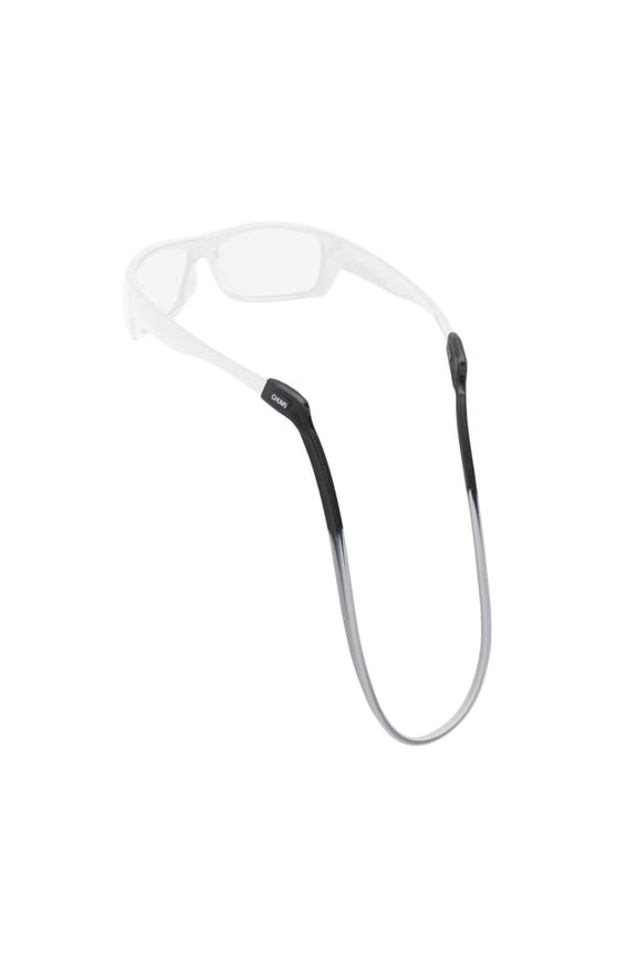 Switchback Silicone Eyeglass Retainer, Black/Smoke