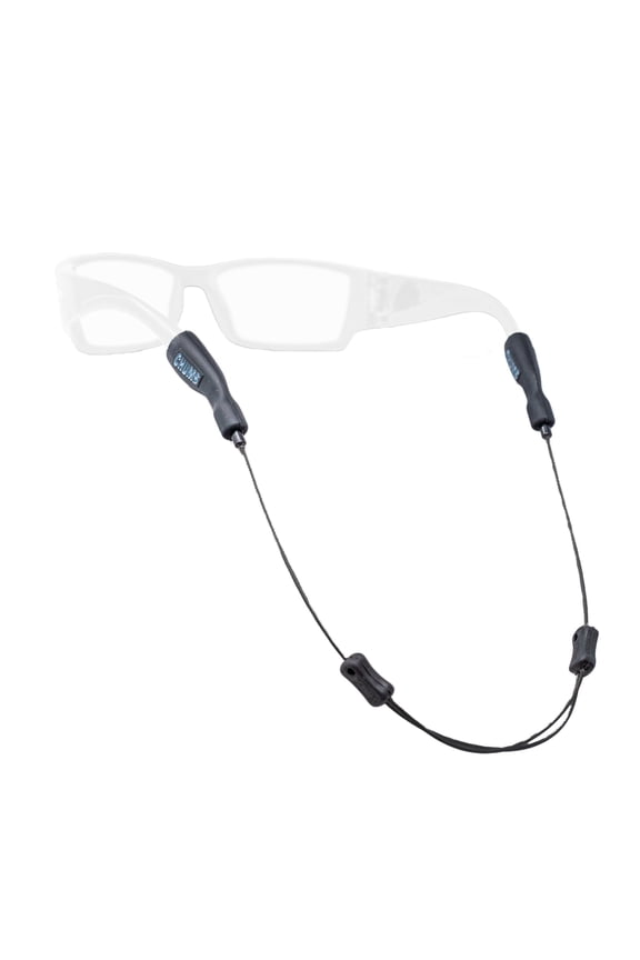 Tideline Adjustable Black Ultra Lightweight Stainless Steel Eyewear Retainer