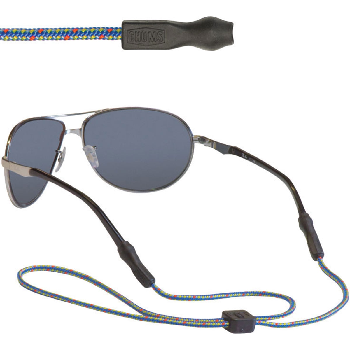 Chums Universal Fit 3mm Eyewear Retainer - Blue/Yellow/Orange - Walmart.com