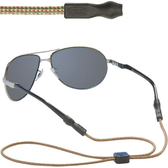 Chums Universal Fit 3mm Eyewear Retainer - Olive/Tan/Pink