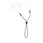 Chums Universal Fit Adjustable Eyewear Holder Sunglasses Strap for Men and Women - Olive/Gold/Black