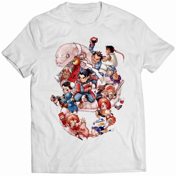 Chun Li, Samanosuke Akechi, Batsu, Ryu, Rockman, Regina, Kyosuke Kagami, Akuma Premium Unisex T-shirt (vectorized Design)