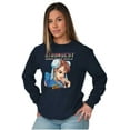 thumbnail image 1 of Chun Li Strong Feminist Girl Power Women's Long Sleeve T Shirt Brisco Brands L, 1 of 6