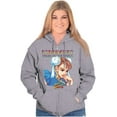 thumbnail image 1 of Chun Li Strong Feminist Girl Power Zip Hoodie Sweatshirt Women Brisco Brands S, 1 of 5