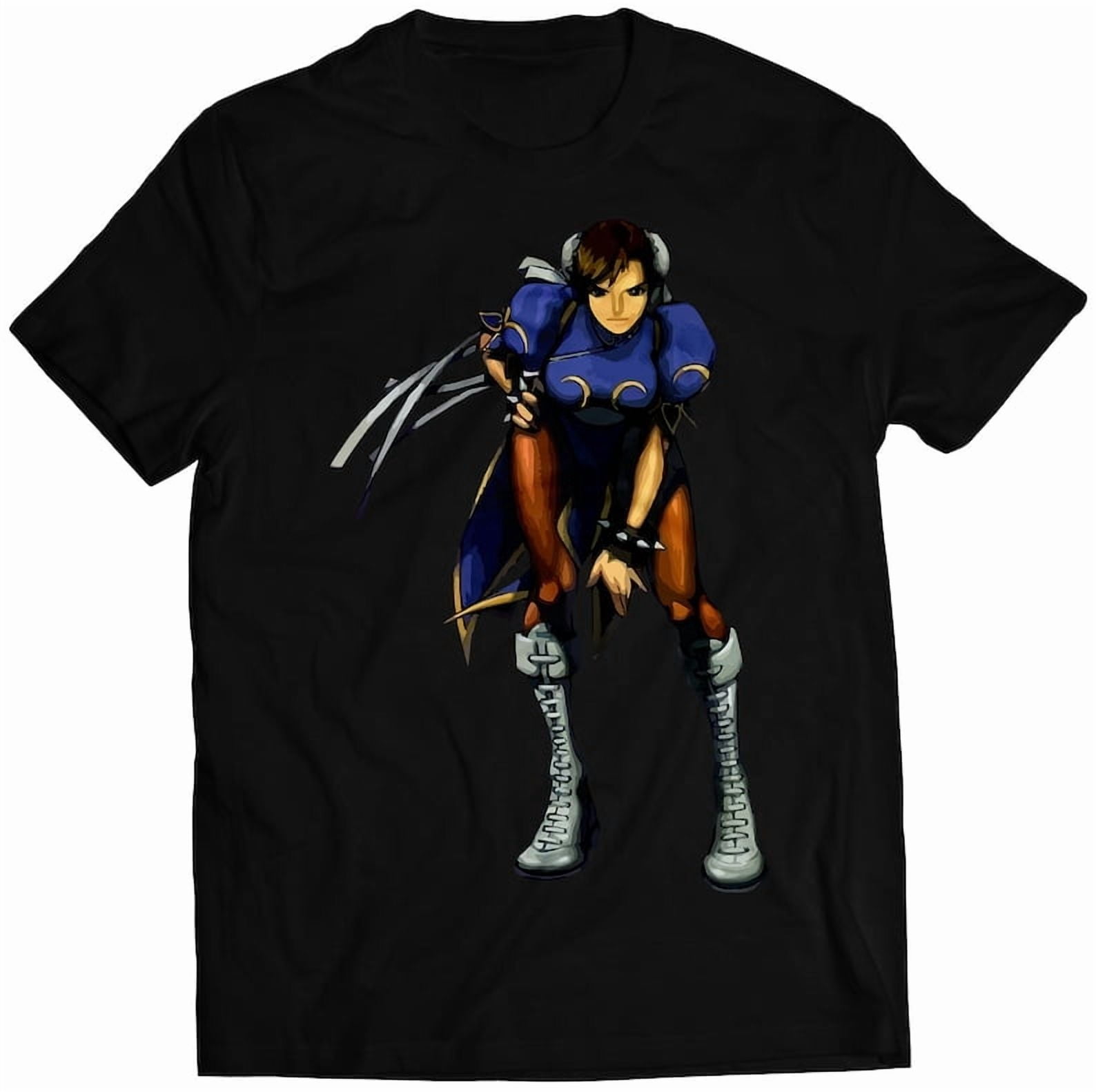 Chun Li V2 Comic Street Fighting Premium Unisex T-shirt (vectorized ...