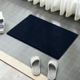 thumbnail image 1 of Chun Yi Non-slip Bathroom Rugs Chenille Soft Absorbent Plush Bath Mat (Navy,16"*24"), 1 of 6