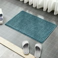 thumbnail image 1 of Chun Yi Non-slip Bathroom Rugs Chenille Soft Absorbent Plush Bath Mat (Stone Blue,20"*32"), 1 of 6