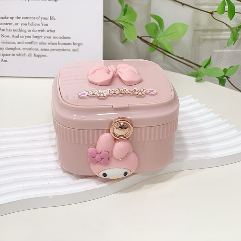 ChunLiang Kawaii Sanrio Hello Kitty Jewelry Box W/Mirror Kuromi My